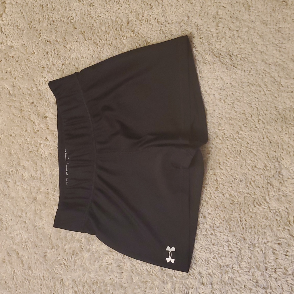 5‎ For $25 Under Armour Compression Black Athletic Shorts Womens Size Large